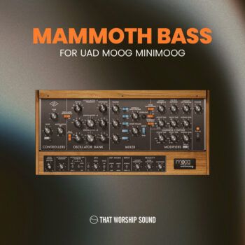 Mammoth Bass for UAD Moog Minimoog